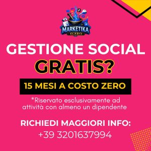 Banner Gestione Social 15 mesi Marketika